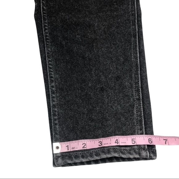 Vintage Lee Tapered High Rise Mom Jeans Black Wash Sz 12 Petite - Picture 12 of 14